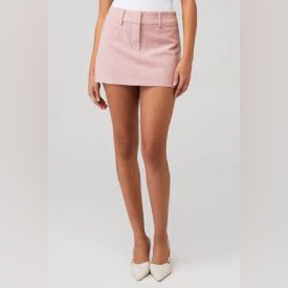 Astr Dresses & Skirts - Astr Pink Ribbed Pencil Mini Skirt Cocktail